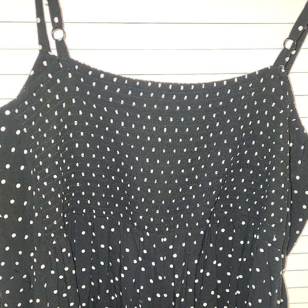 Old Navy Black and White Fitted Jumpsuit - Picture 3 of 4